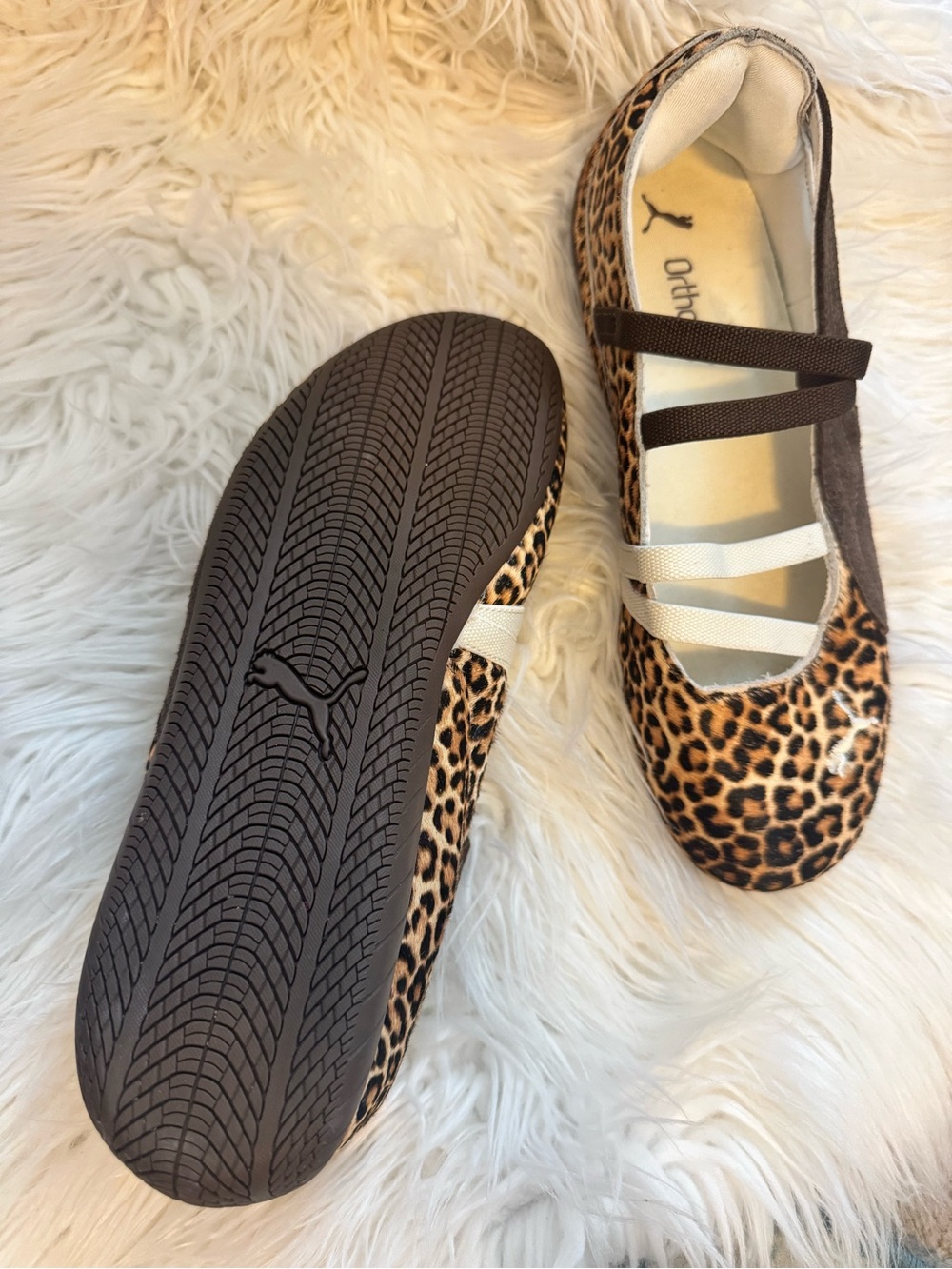 Puma Leopard-Print Speedcat Ballet Flats - Picture 4 of 7